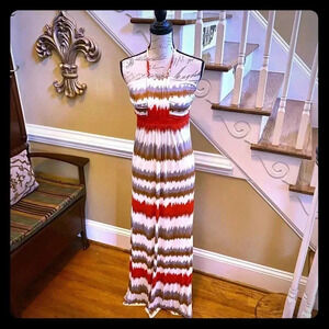 Design History tie dye halter maxi dress
